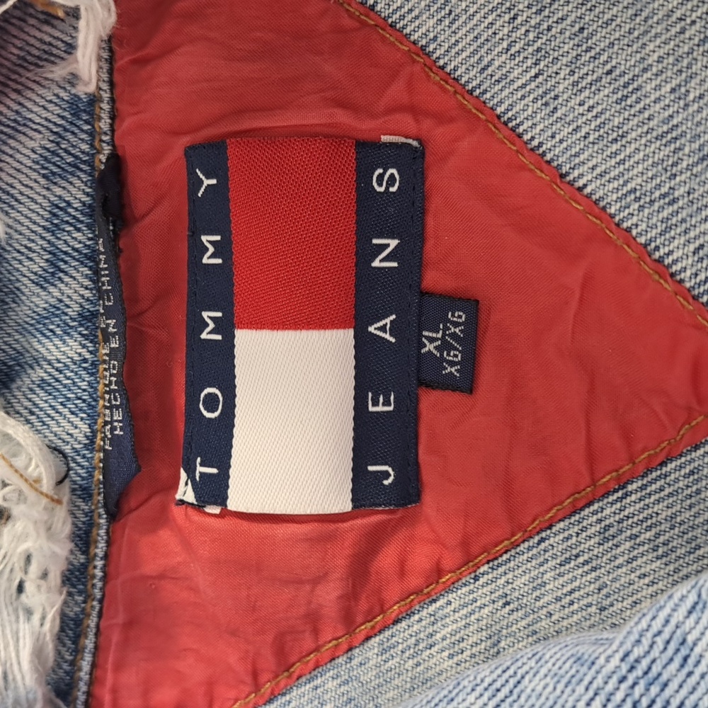 Destroyed Tommy Jean Jacket Size XL - Picture 9 of 17